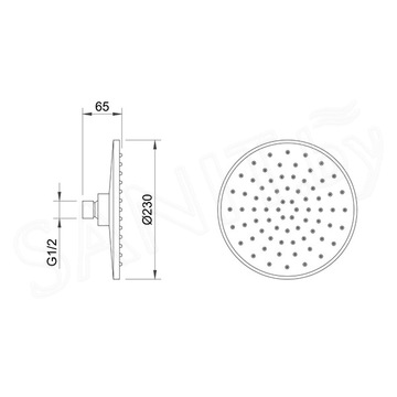 Душевая система Berges Nardis 3R 071007 встраиваемая