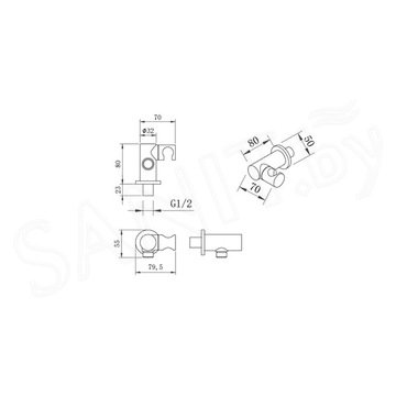 Душевая система Berges Ventas 2R 073004 встраиваемая