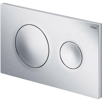 Комплект инсталляции Viega Prevista Dry 792855 с кнопкой и подвесным унитазом Roca Ona Rimless 34H688000 Slim Soft Close