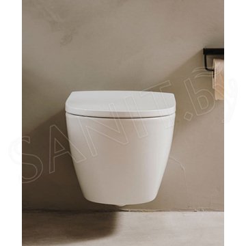 Комплект инсталляции Viega Prevista Dry 792855 с кнопкой и подвесным унитазом Roca Ona Rimless 34H688000 Slim Soft Close