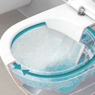 Комплект инсталляции Viega Prevista Dry 792855 с кнопкой и подвесным унитазом Villeroy&Boch Architectura 4694HR01 Soft Close