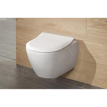 Комплект инсталляции Viega Prevista Dry 792855 с кнопкой и подвесным унитазом Villeroy&Boch Subway 2.0 5614R201 Soft Close