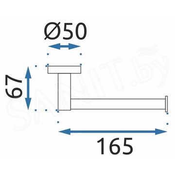 Держатель для туалетной бумаги Rea Mist 04 Chrom REA-80024