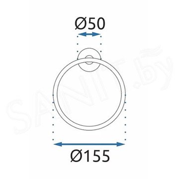 Держатель для полотенец Rea Mist 05 Chrom REA-80027