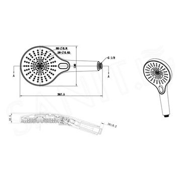 Душевая лейка со шлангом Vincea Inspire VSHN-3I1HGM