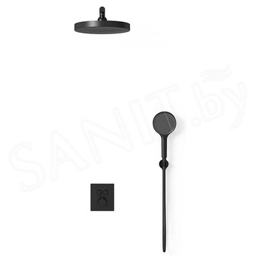 Душевая система Vincea Inspire VSFW-3I21T2MB встраиваемая с термостатом