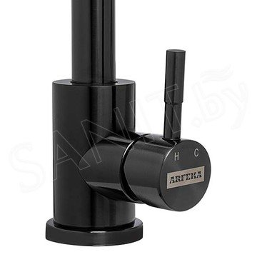 Кухонная мойка Arfeka Eco AR 60 Black PVD Nano со смесителем и дозатором