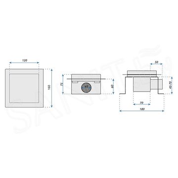 Душевой трап Rea Line Nikiel Matt G6204 / G6205