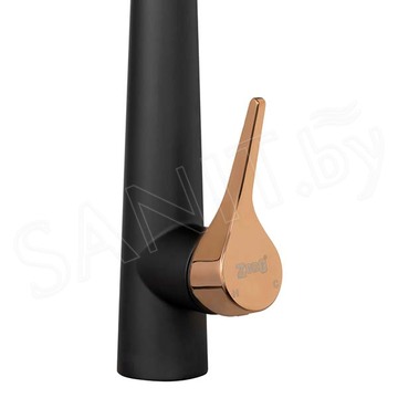Смеситель для кухонной мойки ZorG ZRN 980137 Gunblack Gold Rosy