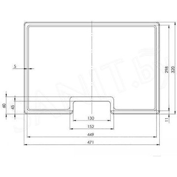 Доска разделочная AquaSanita SQT 472 320