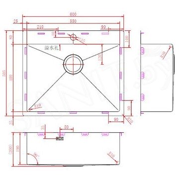 Кухонная мойка Zorg ZRN 5060 Premium / ZRN 5065 Premium