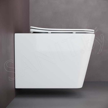 Подвесной унитаз CeramicaNova Cubic CN1806 Rimless Soft Close