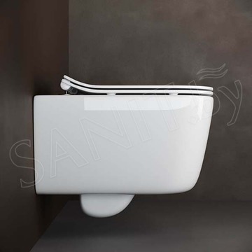 Подвесной унитаз CeramicaNova New Day CN3005 Rimless Soft Close