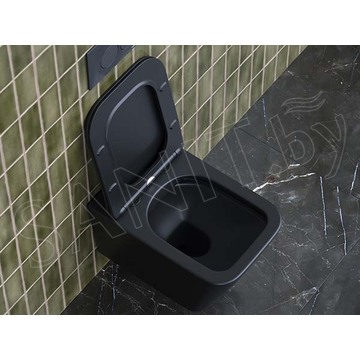 Подвесной унитаз CeramicaNova Metric CN3007MB Rimless Soft Close