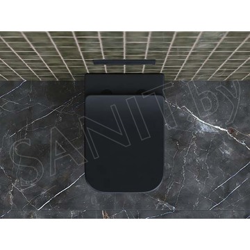 Подвесной унитаз CeramicaNova Metric CN3007MB Rimless Soft Close