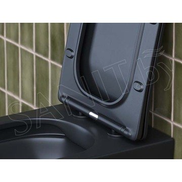 Подвесной унитаз CeramicaNova Metric CN3007MB Rimless Soft Close
