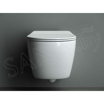 Подвесной унитаз CeramicaNova Pearl CN8001 Rimless Soft Close