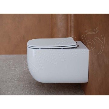 Подвесной унитаз CeramicaNova Noel CN3013 Rimless Soft Close