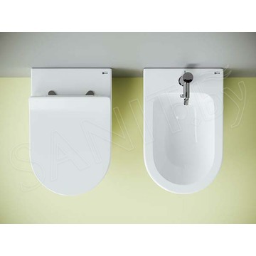 Приставной унитаз CeramicaNova Metropol CN4004 Rimless Soft Close