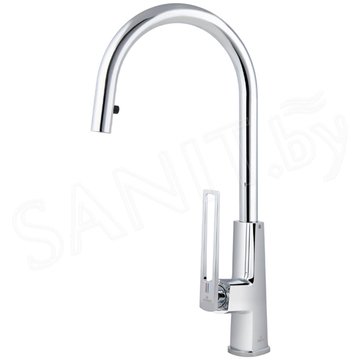 Смеситель для кухонной мойки Kaiser Merkur 27166 с выдвижным изливом
