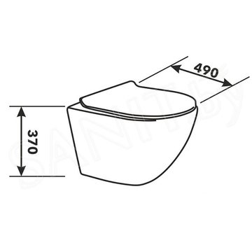 Подвесной унитаз AV Engineering Comfort AVWHR203