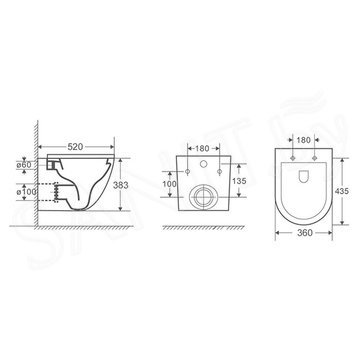 Подвесной унитаз AV Engineering Comfort X2 AVWHR203X2