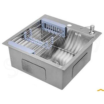Кухонная мойка Axus LS-5050 с коландером и дозатором