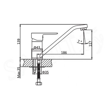 Смеситель для кухонной мойки AV Engineering AVLOR4-C359-626