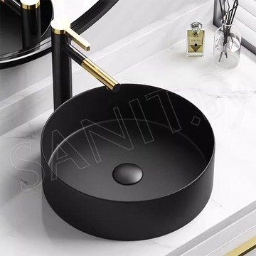 Донный клапан Roxen PD01B (black) без перелива