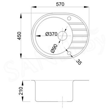 Кухонная мойка AV Engineering Rio