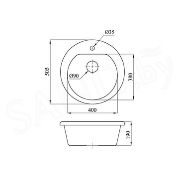 Кухонная мойка AV Engineering Gold