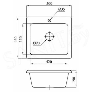 Кухонная мойка AV Engineering Solo