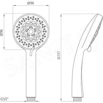 Душевой гарнитур AV Engineering AVSSS-029