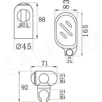 Душевой гарнитур AV Engineering AVSSS-030