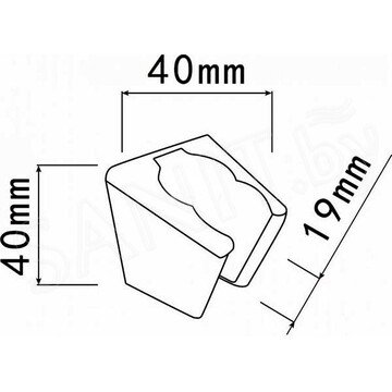 Держатель для душевой лейки AV Engineering AVSSS-052