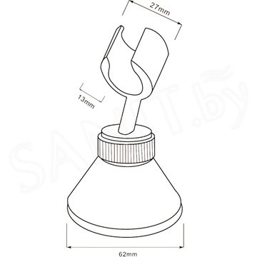 Держатель для душевой лейки AV Engineering AVSSS-054