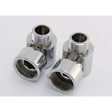 Комплект угловых американок 3/4"х1/2" Г/Ш хром
