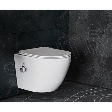 Система инсталляции для унитаза TECEbase kit c кнопкой и подвесным унитазом Roxen Antares Bidet 530185-01X с функцией биде