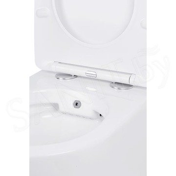 Система инсталляции для унитаза TECEbase kit c кнопкой и подвесным унитазом Roxen Antares Bidet 530185-01X с функцией биде