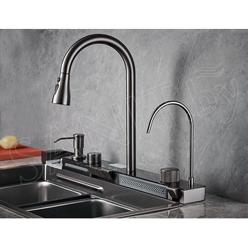 Кухонная мойка Savol S-SC001Q со смесителем 8 в 1
