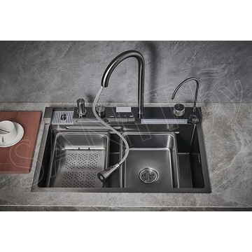 Кухонная мойка Savol S-SC001Q со смесителем 8 в 1