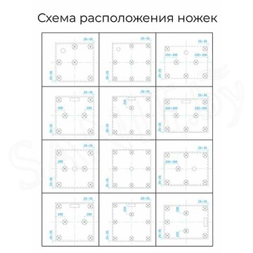 Душевой поддон RGW ST-B квадратный
