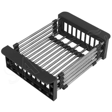 Кухонная мойка Arfeka Eco AR 50 Black с коландером, дозатором и роллер-матом
