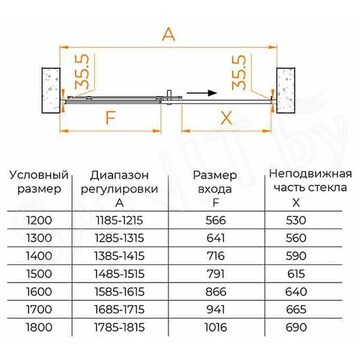 Душевая дверь RGW Passage PA-017B прозрачная