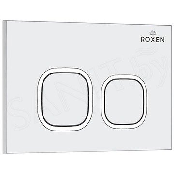 Комплект инсталляции Roxen StounFix Dual Fresh с удлиненными креплениями, аромадозатором, кнопкой Santi 410280 и унитазом Lavinia Boho One Rimless 3302004R