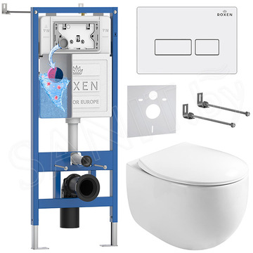 Комплект инсталляции 6 в 1 Roxen StounFix Dual Fresh 964170 с аромадозатором