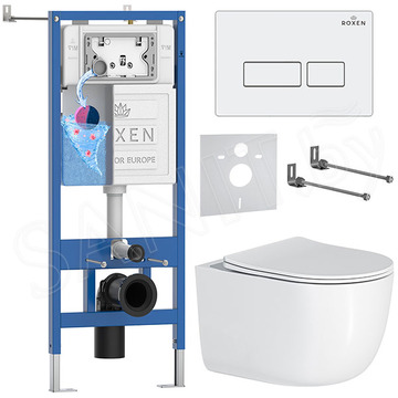 Комплект инсталляции 6 в 1 Roxen StounFix Dual Fresh 964480 с аромадозатором