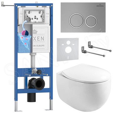 Комплект инсталляции 6 в 1 Roxen StounFix Dual Fresh 964076 с аромадозатором