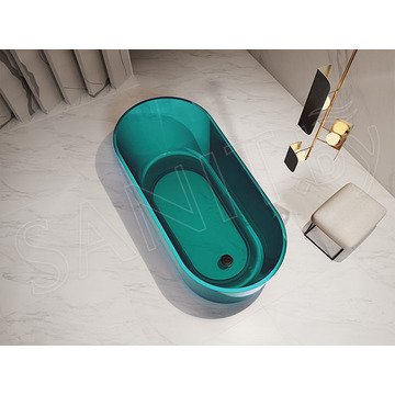 Ванна из полиэфирной смолы Abber Kristall AT9706Aquamarin