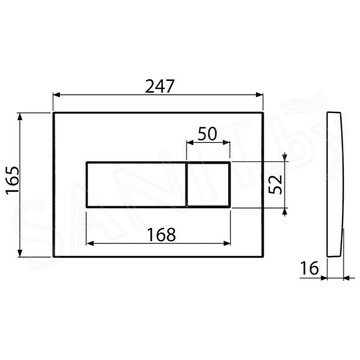 Комплект инсталляции AlcaPlast AM101/1120 Sadromodul с ароматизатором, кнопкой M370 / M371 / M372 / M378 и унитазом Roxen Vortex Tornado 530160-01